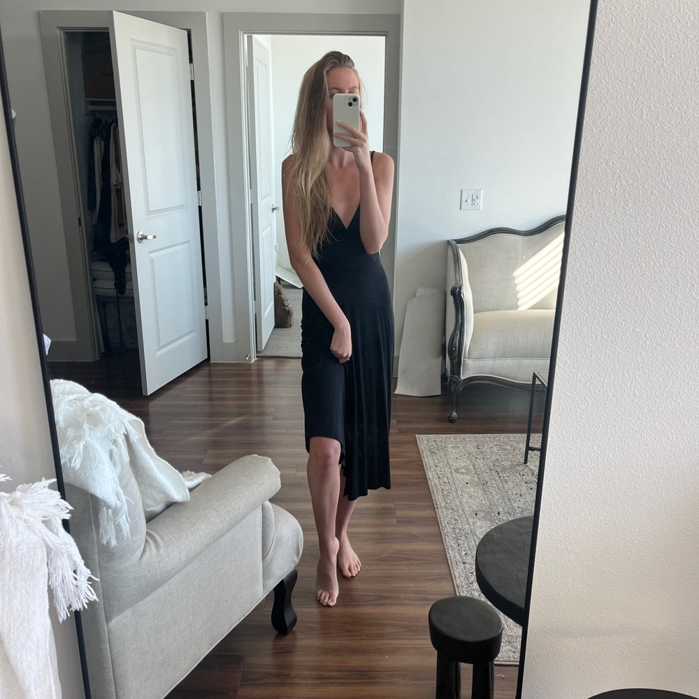 Black Wrap Dress